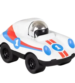 Tiger Tribe Racerbil - Press to Go - Hvid