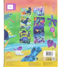 Tiger Tribe Skrabekort - 8 Stk. - Dinosaur