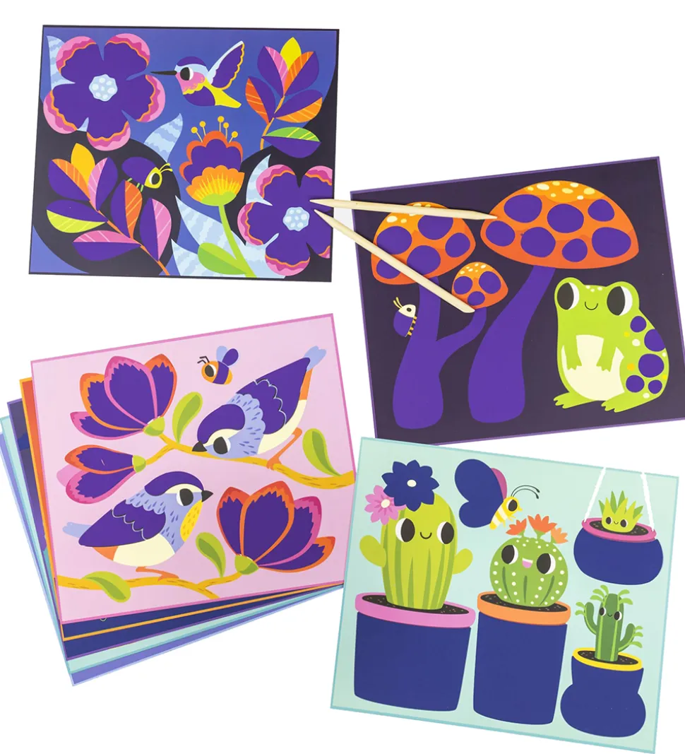 Tiger Tribe Skrabekort - 8 Stk. - Garden