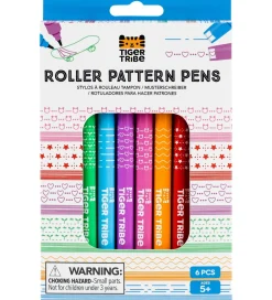 Tiger Tribe Tuscher - Roller Pattern Pens - 6 stk