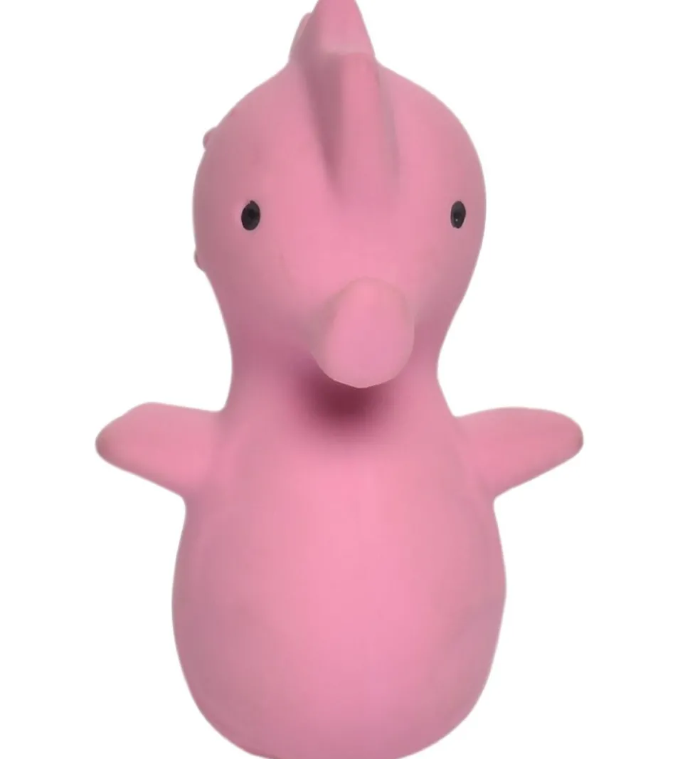 Tikiri Bidedyr - Naturgummi - Søhest - Rosa