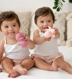 Tikiri Bidedyr - Naturgummi - Søhest - Rosa