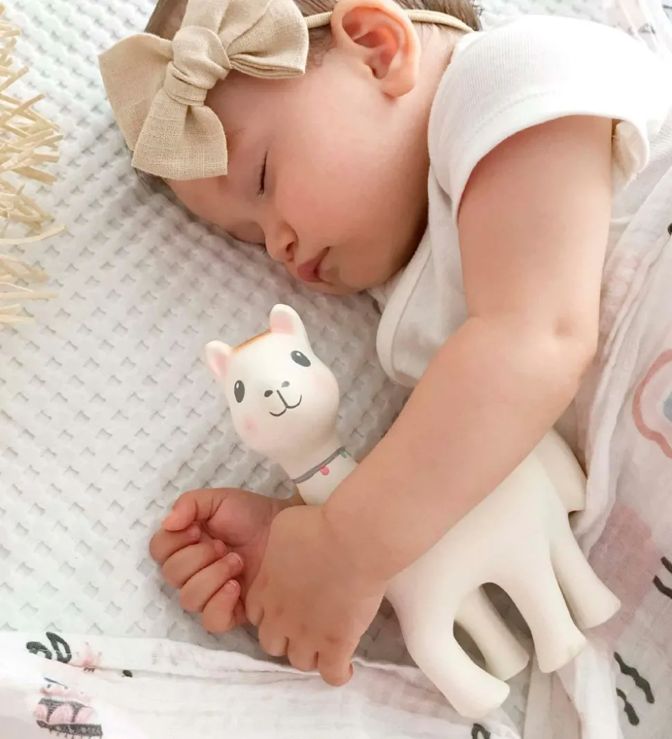 Tikiri Biderangle - Naturgummi - Lama - Hvid