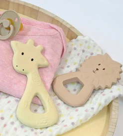 Tikiri Bidering - Naturgummi - Giraf - Gul