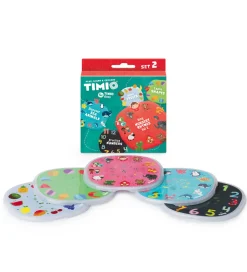 TIMIO Disksæt 2 - Børnesange, Havdyr, Tal, Former og Frugt
