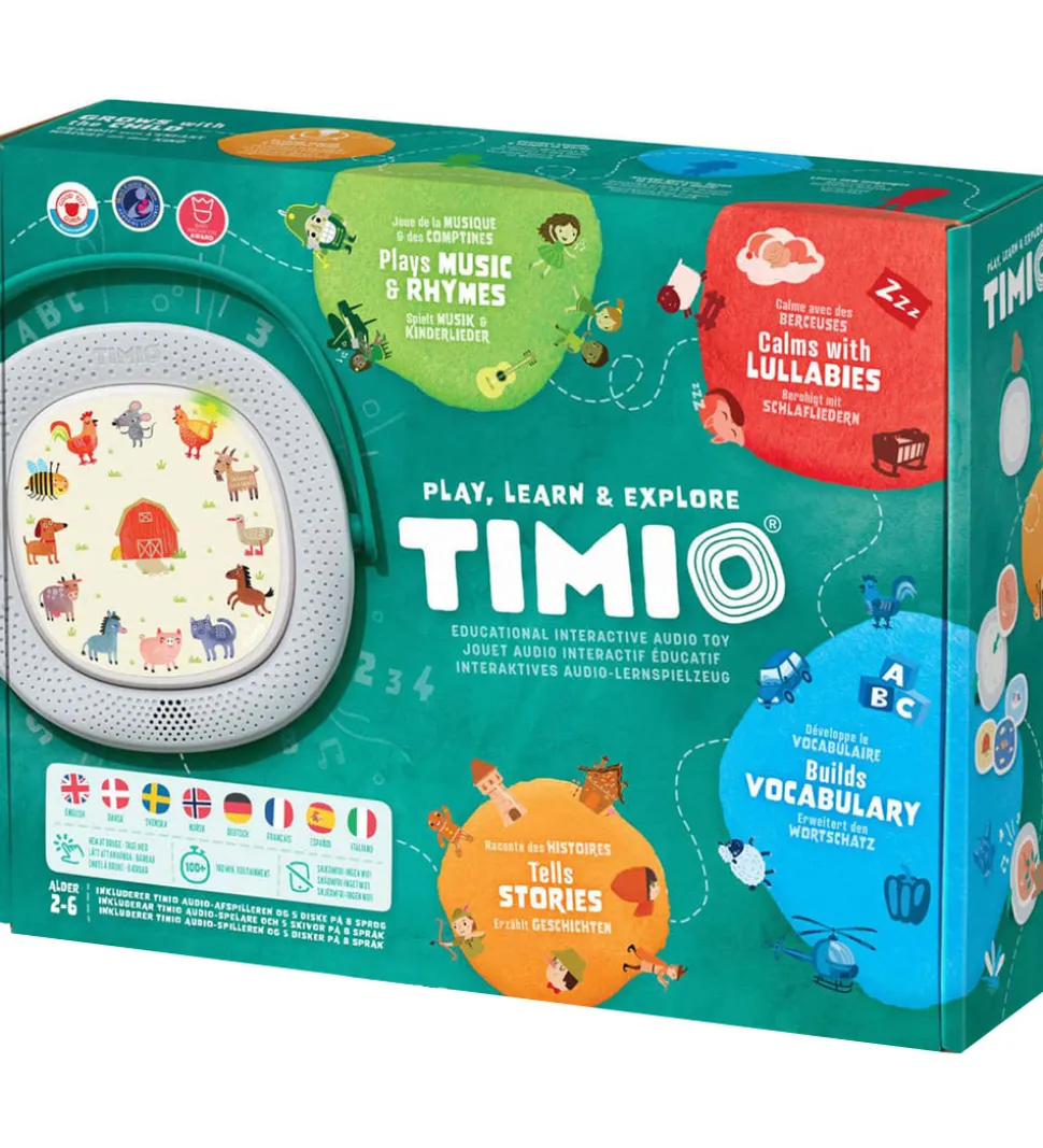 TIMIO Interaktiv Lydafspiller - Skandinavia Starter Kit
