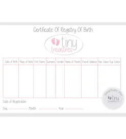 Tiny Treasures Dukke m. Brun Hår - Blue Bear Dukke