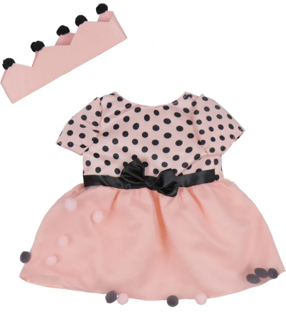 Tiny Treasures Dukketøj - Princess Pom Pom Outfit