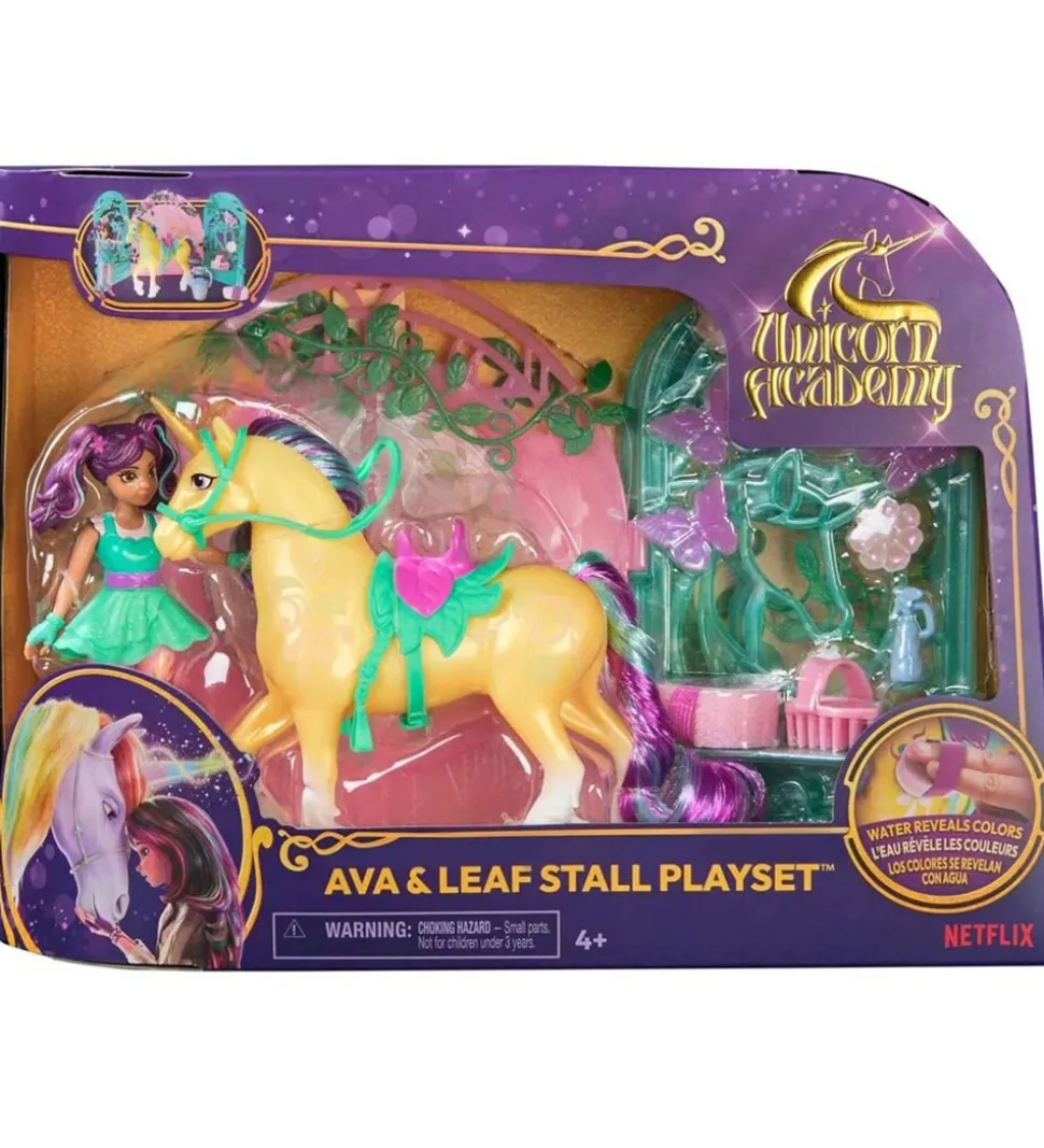 Unicorn Academy Legetøjsfigurer - Ava & Leaf Stall
