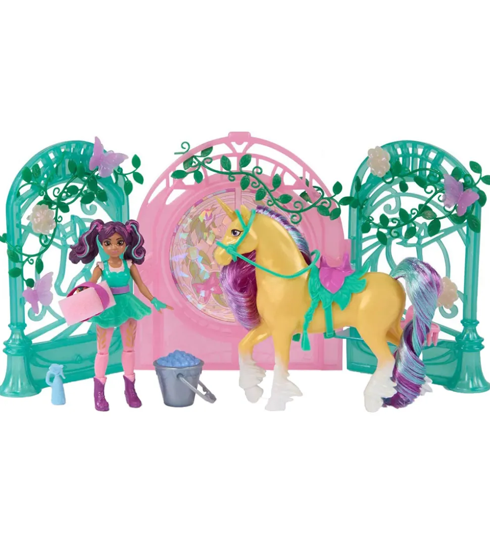Unicorn Academy Legetøjsfigurer - Ava & Leaf Stall