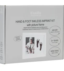 Vanilla Copenhagen Hånd- og Fodaftryksæt m. Billedramme - Blækfr