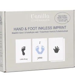Vanilla Copenhagen Hånd- og Fodaftryksæt - Sort/Blå