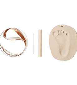 Vanilla Copenhagen Hånd- og Fodaftryksæt m. Bånd - Beige