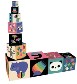 Vilac Stableklodser - Regnbuefarver
