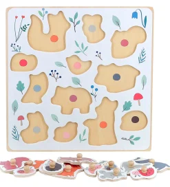 Vilac Træpuslespil - 12 Brikker - Skovens Dyr