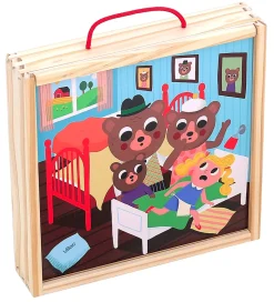 Vilac Træpuslespil - 4x9 Brikker - Guldlok