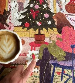 Vissevasse Puslespil - 1000 Brikker - 65x65cm - A Day In Decembe