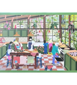 Vissevasse Puslespil - 1000 Brikker - Cosy Kitchen