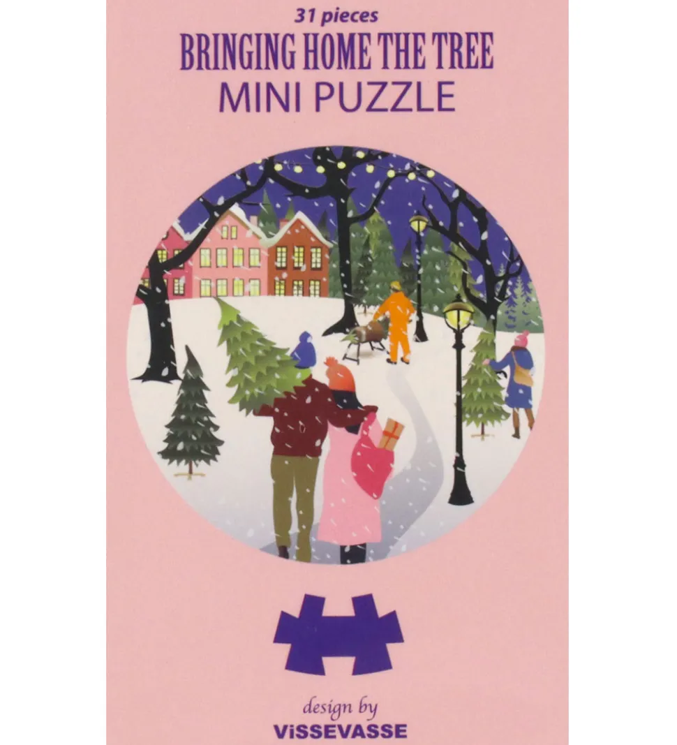Vissevasse Puslespil - Mini - 11x11 cm - 31 Brikker - Bringing H