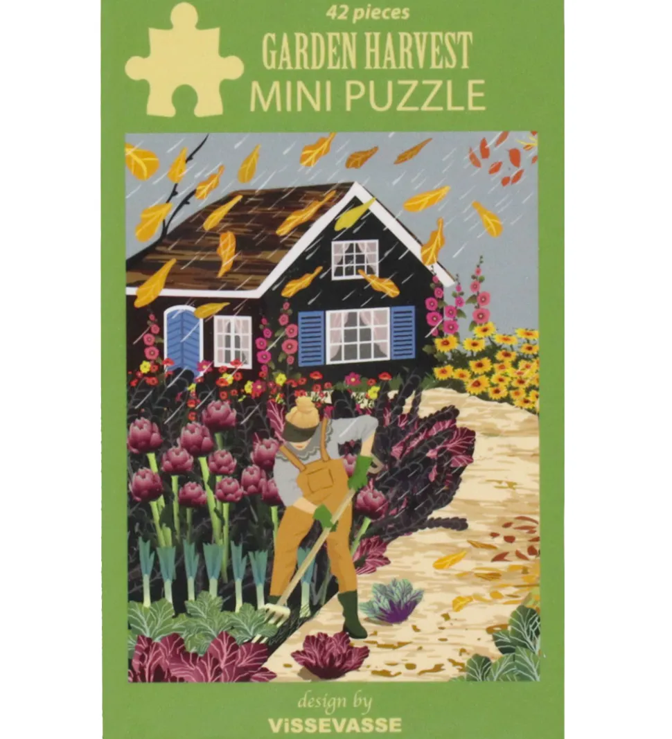 Vissevasse Puslespil - Mini - 10x13 cm - 42 Brikker - Garden Har