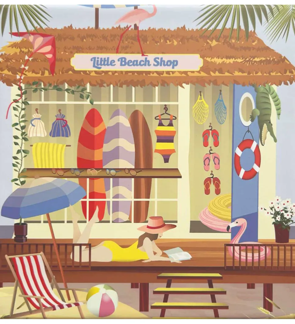 Vissevasse Puslespil - 15x21 cm - 150 Brikker - Little Beach Sho