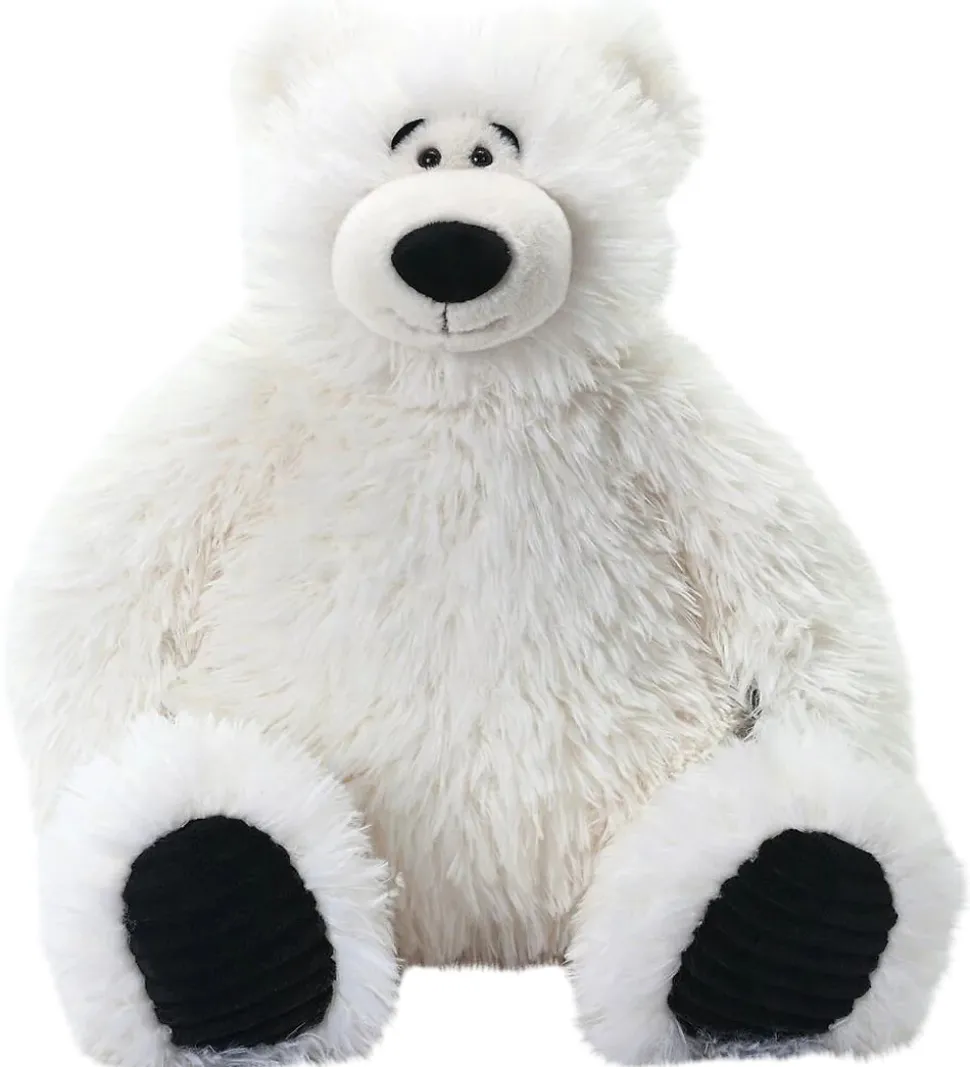 Wild Republic Bamse - 42 cm - Snuggleluvs - Isbjørn