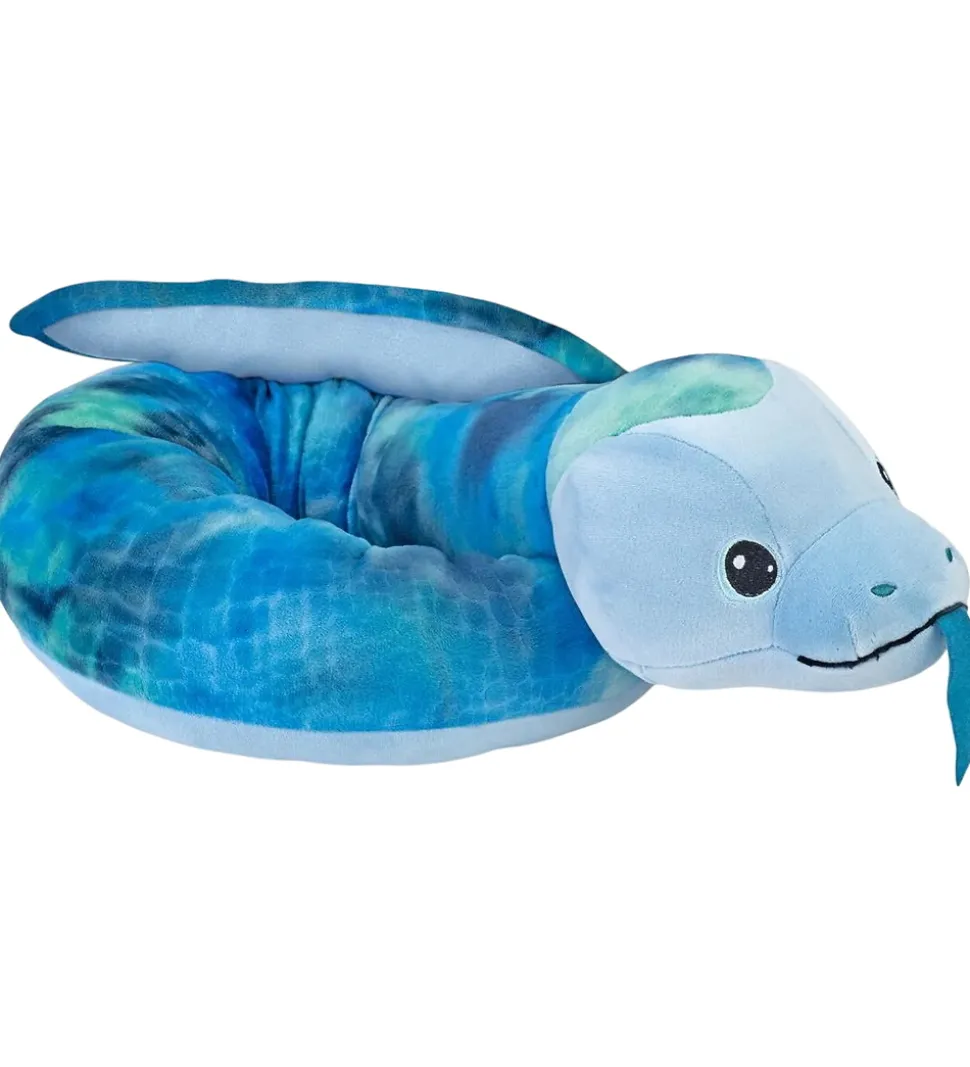 Wild Republic Bamse - Squishy Slange - 132 cm - Blå